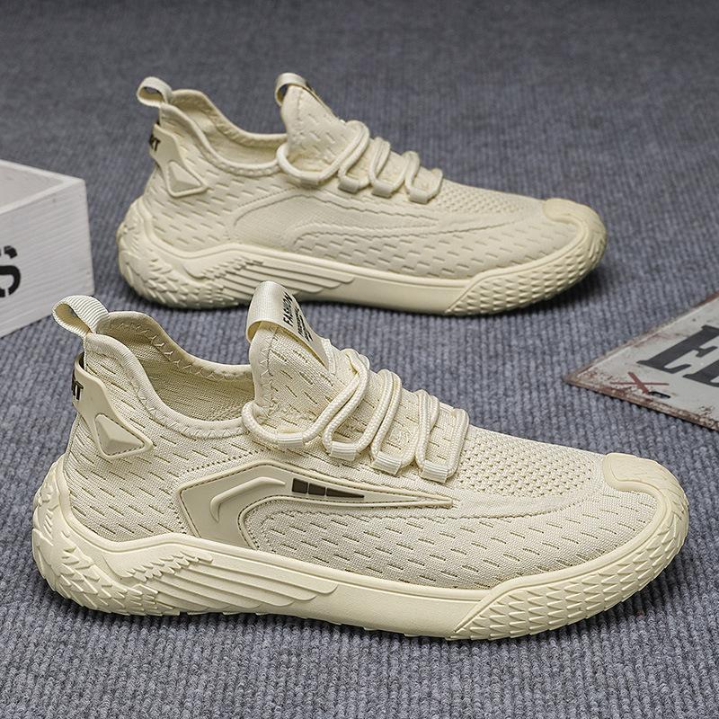 Coconut Shoes Men's Shoes Summer New Breathable Fly-woven Mesh Shoes Men's Trend Versatile Sports Shoes Casual Dad Shoes
