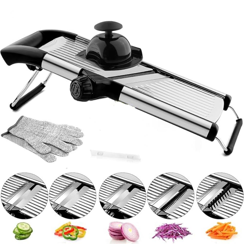 Verstellbarer Gemüseschneider Edelstahl Gemüsehacker Haushalt Gemüseschneider Karotte