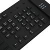 Waterproof USB Wired Keyboard 109 Keys Foldable Keyboard Portable Flexible Keyboard  Desktop Laptop