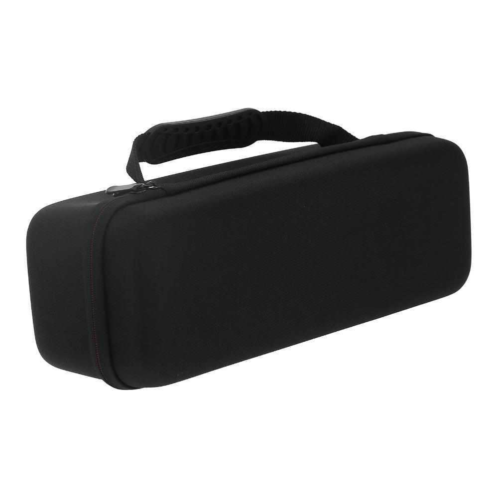 EVA Plastic Hair Tool Storage Bag Portable Black Hair Curling Iron Organizer Bag With Handle Shockproof