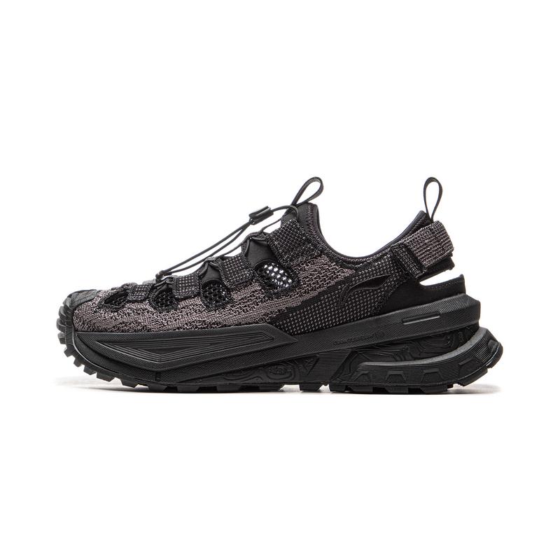 Li-Ning CF Su Xunchuan Unisex Low Top Hiking Shoes Black Grey AHLV001-4 41