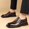 Herrenkleid Büroschuhe Herren Britischer Stil Retro Brogue Schuhe Herren Lässig Business Leder Derby Schuh Flats Slipper Schuhwerk
