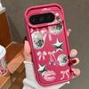 For Google Pixel 10 Pro XL Case Cherry Bowknots Lips Disco Ball Pattern Shockproof Bumper Silicone Cover For Pixel 9A 9 8 7 Pro 8A 7A