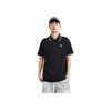 Anta Comfortable Versatile Breathable Casual Simple Striped Short Sleeve Polo Shirt Men tops Basic-Black 152528145-6