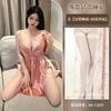 Sexy lingerie sexy straps suspender set lace slit bed temptation hot open file