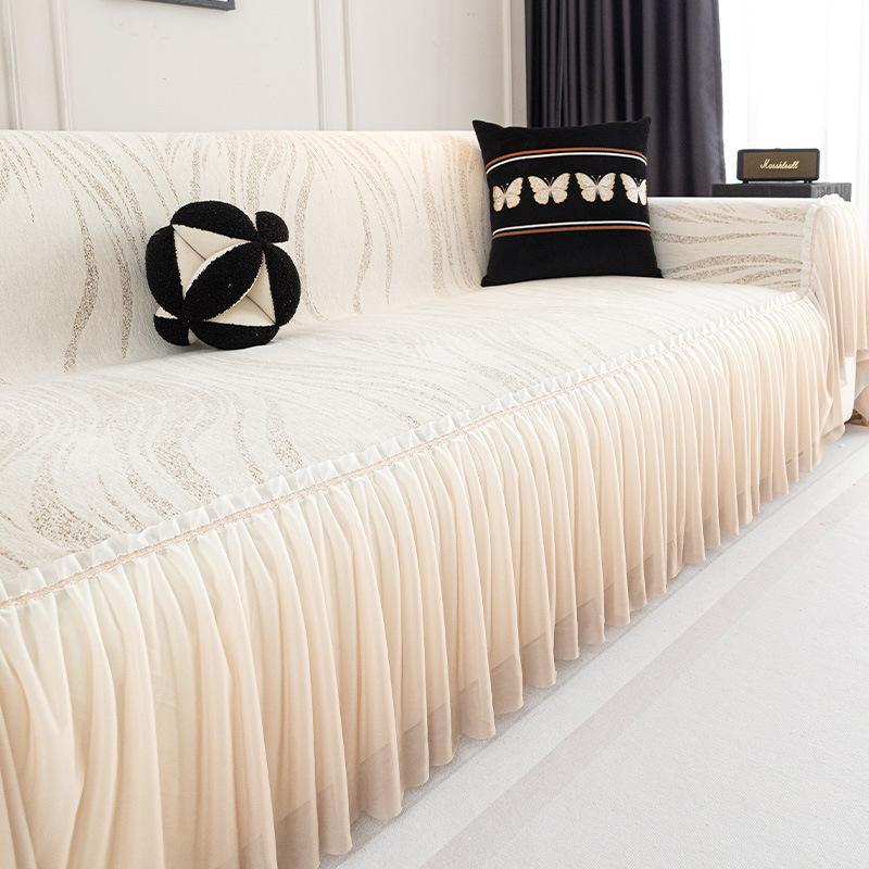 

Премиальный чехол на диван, тканевое полотенце, универсальное для всех сезонов, новинка 2025 года, цельное полотенце для дивана, всеохватывающий универсальный чехол для дивана 180*380cm