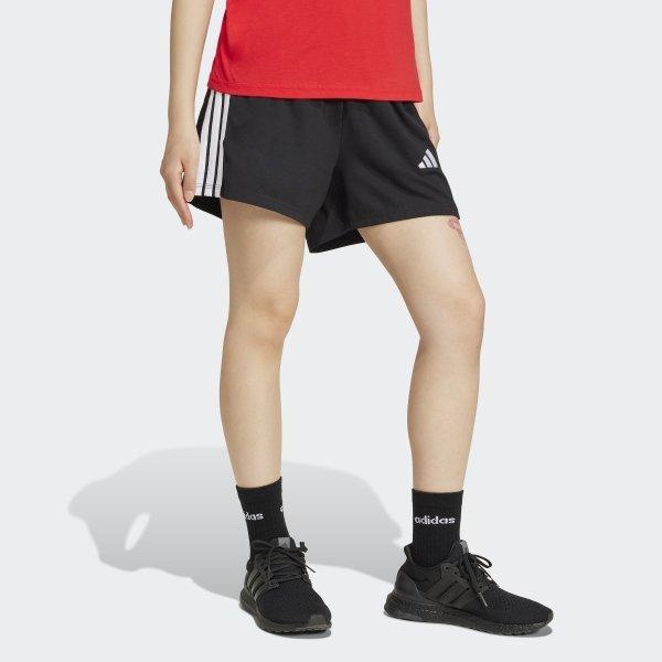 adidas Women S High riSe eSSential 3S Cotton ShortS Made Of SOft Cotton