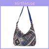 2024 Summer New Ethnic Style Women's Small Bag In Black Deep Blue Floral And Purple