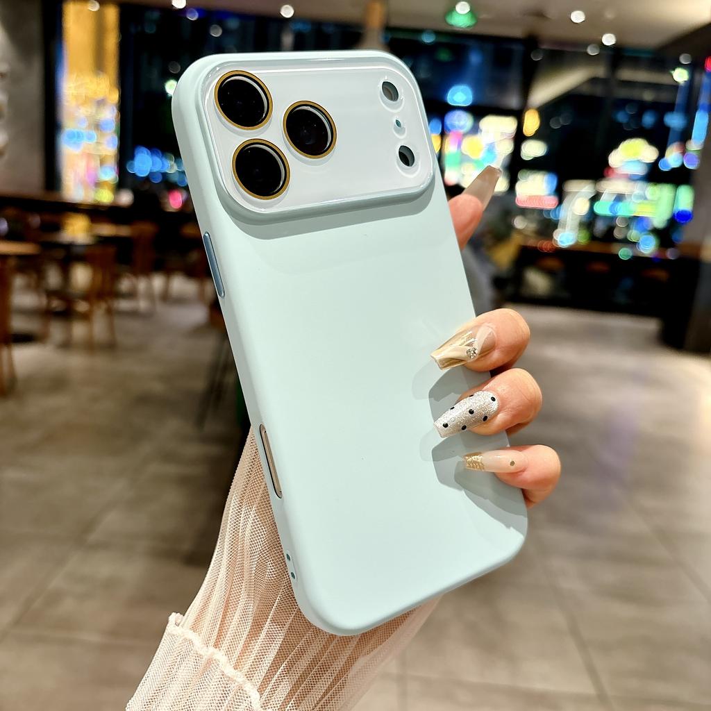 New Liquid Silicone Crystal Lens Film Case For iPhone 17 Air 16 15 14 13 12 11 Pro Max Plus Camera Protection Matte Soft Cover