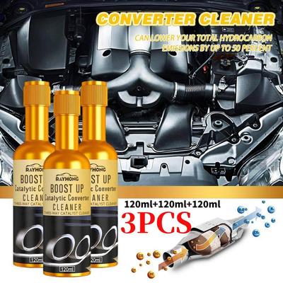 3Pcs 120ML Promotion Car Catalytic Converter Cleaners Automobile Cleaner Catalysts Easy To Clean Engine Accelerators