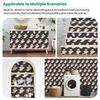 Cartoon Ghost Faces Wallpaper 22.83"X118" Waterproof Wallpaper for Living Room/Bedroom/Bathroom PVC Wall Sticker
