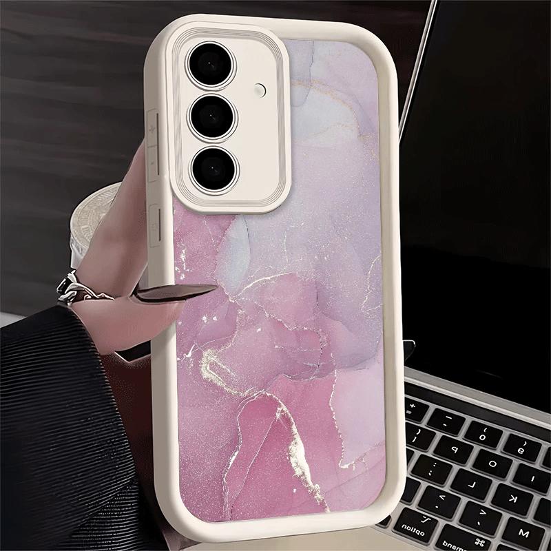 

Phone Case for Samsung Galaxy S26 S25 Ultra S24 FE Gold Granite Marble Pattern Shell S23 Plus S22 + S21 S20 5G Soft Silicone Fun Samsung S25 Plus