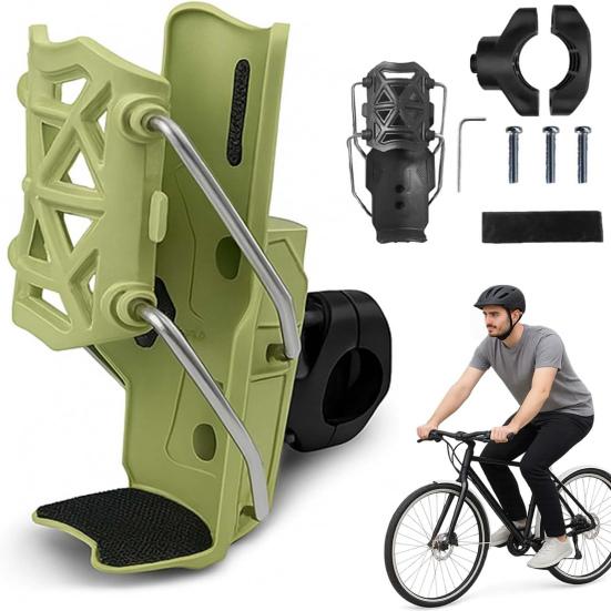 2Pcs Adaptive Cycling Water Bottle Holder 360 Degree Rotatable Automatic Clamping Bicycle Water Bottle Cage Universal Motorcycle Water Bottle Mount