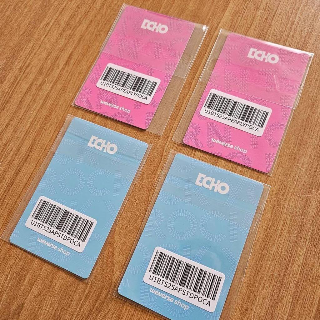 [USED] Complete Early Bird Bonus BTS Jin Echo Unreleased Trading Card