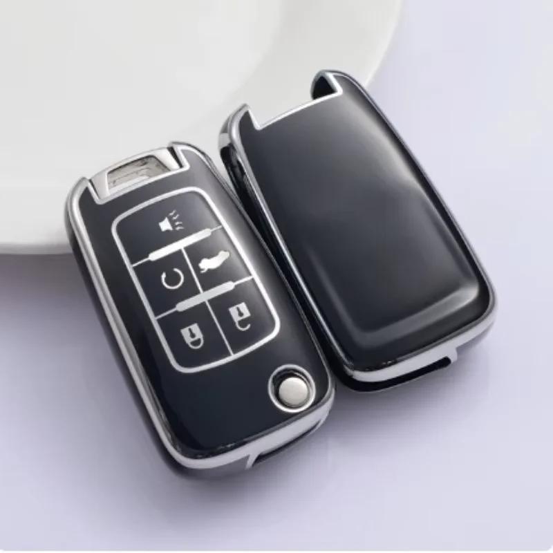 Car Remote Key Case for Chevrolet Cruze Aveo Trax Opel Astra Corsa Meriva Zafira Antara J Buick TPU Protective Shell Fob