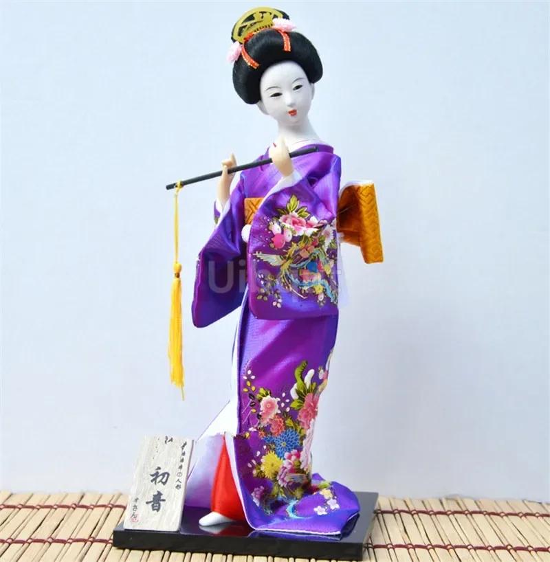 Geisha Japanese Kimono Doll Puppet Seafood Sushi Shop Restaurant Decorate Tool Cute Toy Embellishment Ornaments Gift Crafts 1-28