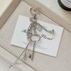 Ins  Bead Pendant Keychain Creativity Acrylic Backpack Hanging Piece Car Key Chain Trend Accessories