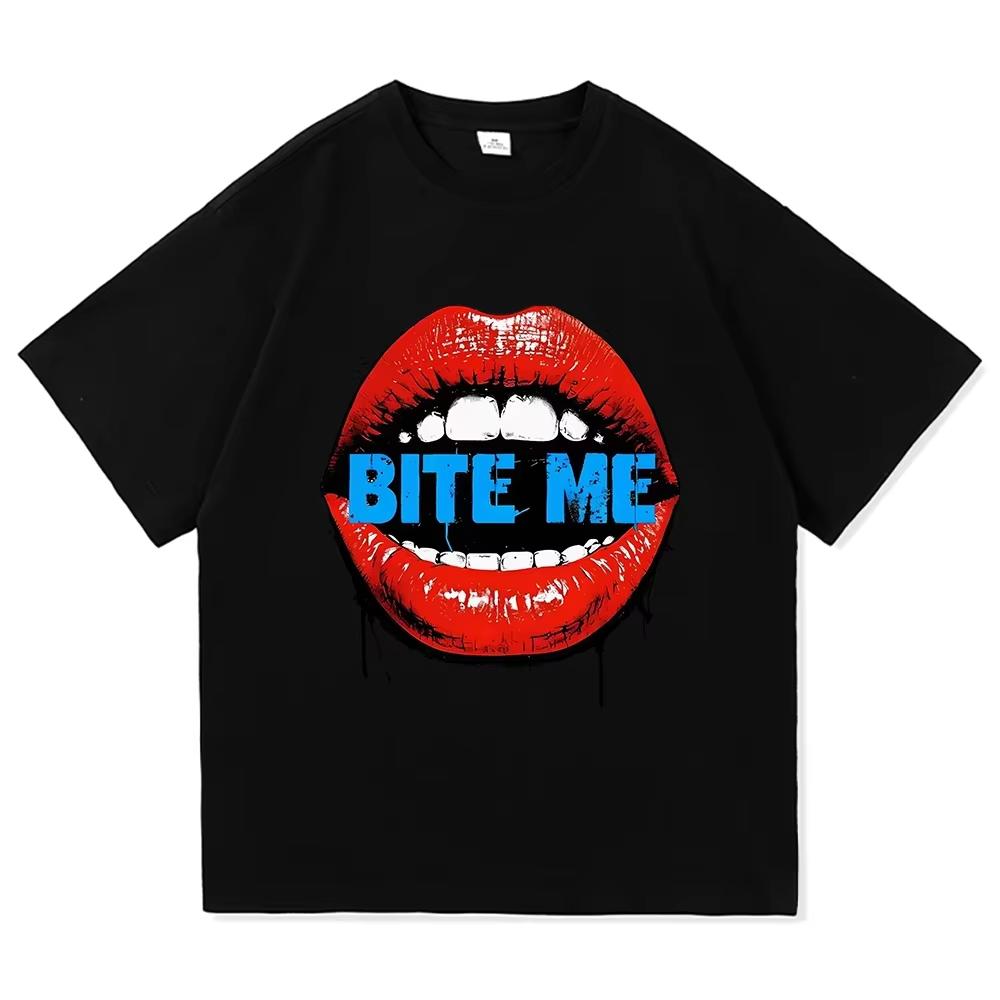 

Reneé Rapp Bite Me Album 100Cotton Shirt Unisex Y2k HighQuality Summer Mens Oneck Short Sleeve Graphic Tshirt Music Fan Gift XL