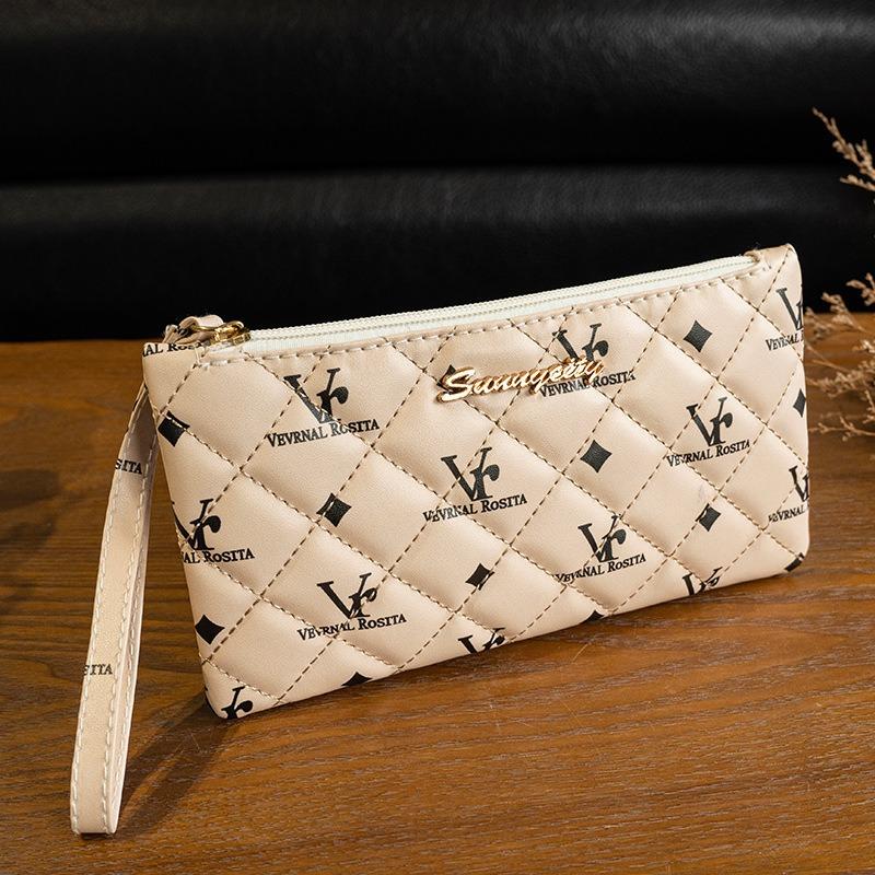 Dameveske Mobiltelefonveske Mote Alt trykt myntveske Advanced Sense Clutch Bag