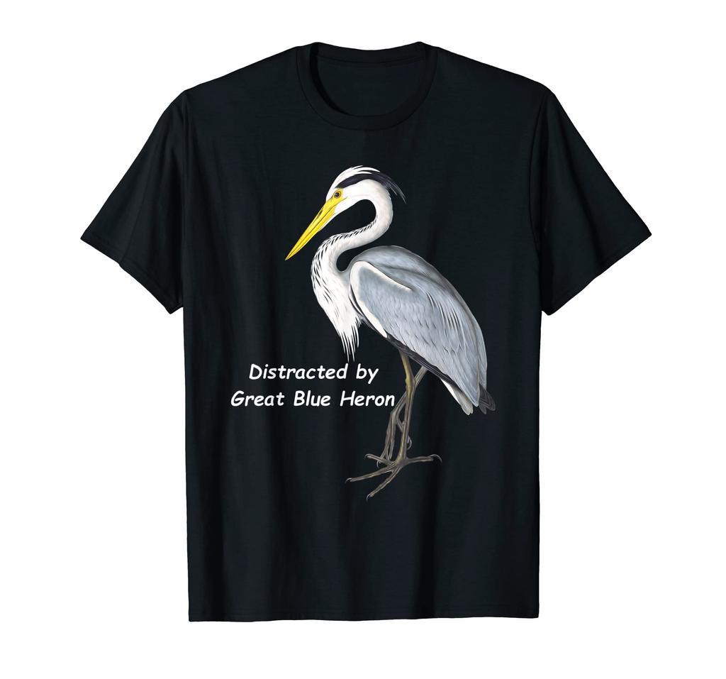 Great heron bird watcher heron, lover, design. T-shirt
