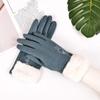 Driving Velvet Riding Thickened Rabbit Gloves Plush Gloves  Mittens Women Mittens