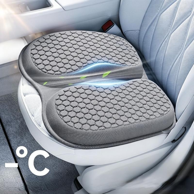 Summer Cooling Gel Seat Cushion Ergonomic Honeycomb Structure Breathable Non Slip Pad Suitable for Car Office Seating Comfort