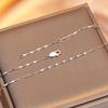 Simple Personalized Melon Seed Chain Women'S Short Collarbone Chain Melon Seed Bare Chain Single Chain High-End Versatile Chain