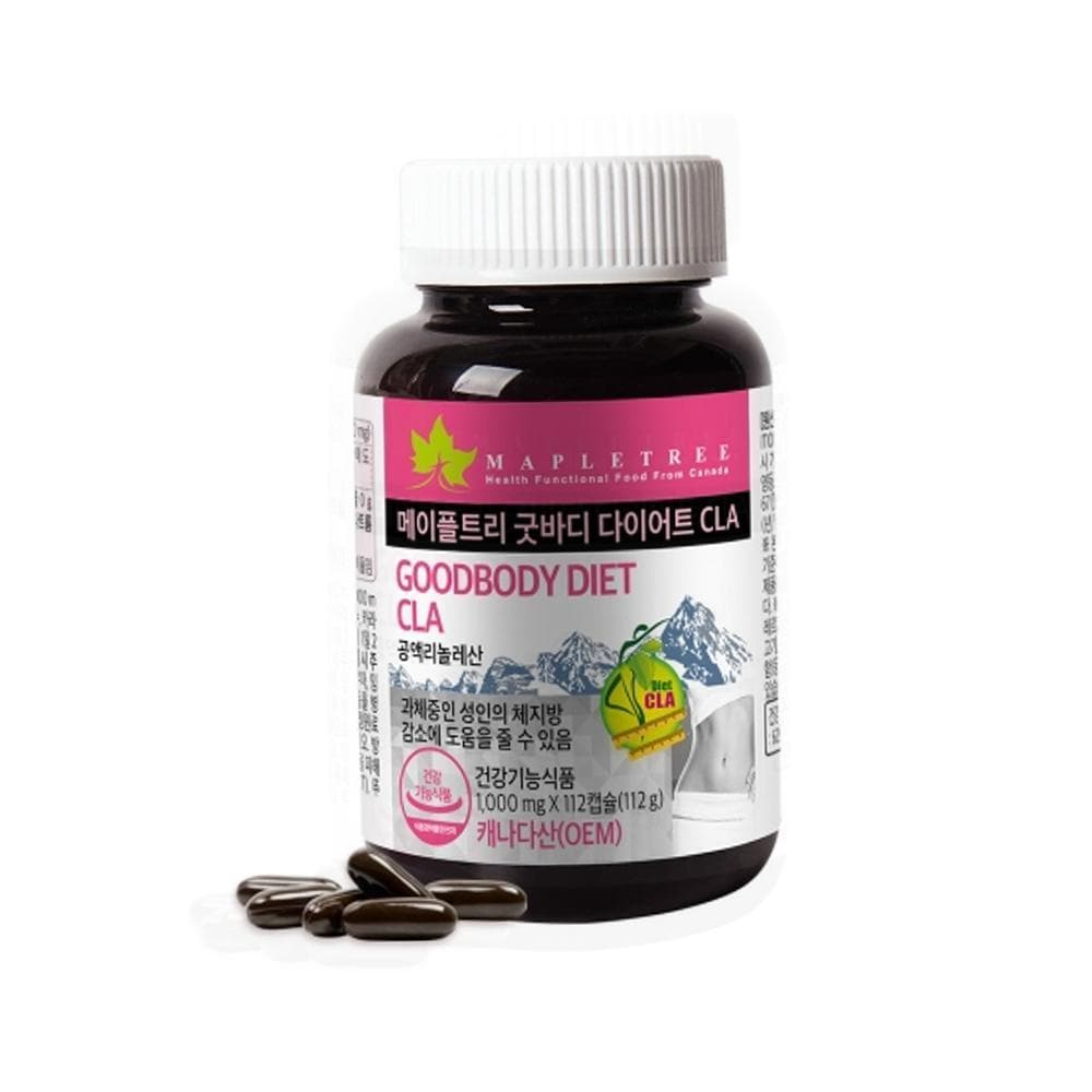 

MAPLETREE CLA Diet Conjugated Linoleic Acid Middle-aged Overweight Body Fat Calorie Burning 112 Capsules