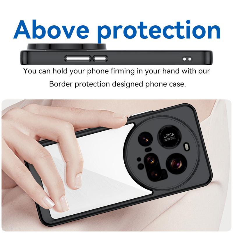 Etui na Xiaomi 15 Ultra Pokrowiec na Xiaomi 15 Ultra 5G Funda Przezroczysty PC TPU Odporny na wstrząsy Silikonowy Pokrowiec na tył telefonu Dla Xiaomi 15 Ultra