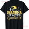 Proud Grandma Of A 2025 Graduate Senior Graduation T Shirt  Vintage Washed Stretched Comfortable Versatile Stylish Fashion