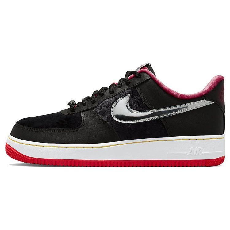 Nike Air Force 1 Low Premium H-Town Men Sneakers Black Multi-Color University-Red DZ5427-001