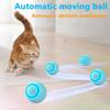 Cat Interactive Ball Toy Training Self-moving Kitten Electric Cat Ball Toys with Light USB Rechargeable Smart Pet Magic Ball Toy