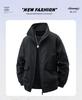 American Retro Workwear Jacket - Waterproof, Windproof, Loose Fit, Stand Collar for Autumn/Winter