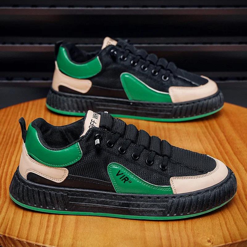 

Уличные мужские кроссовки на платформе, повседневные, модные сетчатые белые кроссовки для бега, дышащая мужская спортивная обувь, легкая обувь для ходьбы, теннисные туфли 39