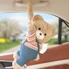 Creative Plush Bear Vehicle Tissue Bag Cartoon Hanging Tissue Holder  Living Room