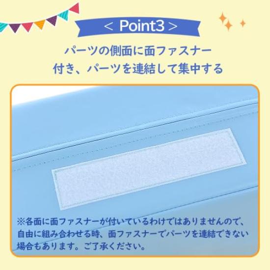 BTM Athletic Toy Basic Set, Soft Blocks, Cushions, Fabric Toys, Freely Assembled, Kids' Play Area, Large Indoor Playground, Slide, Kids' Playground,