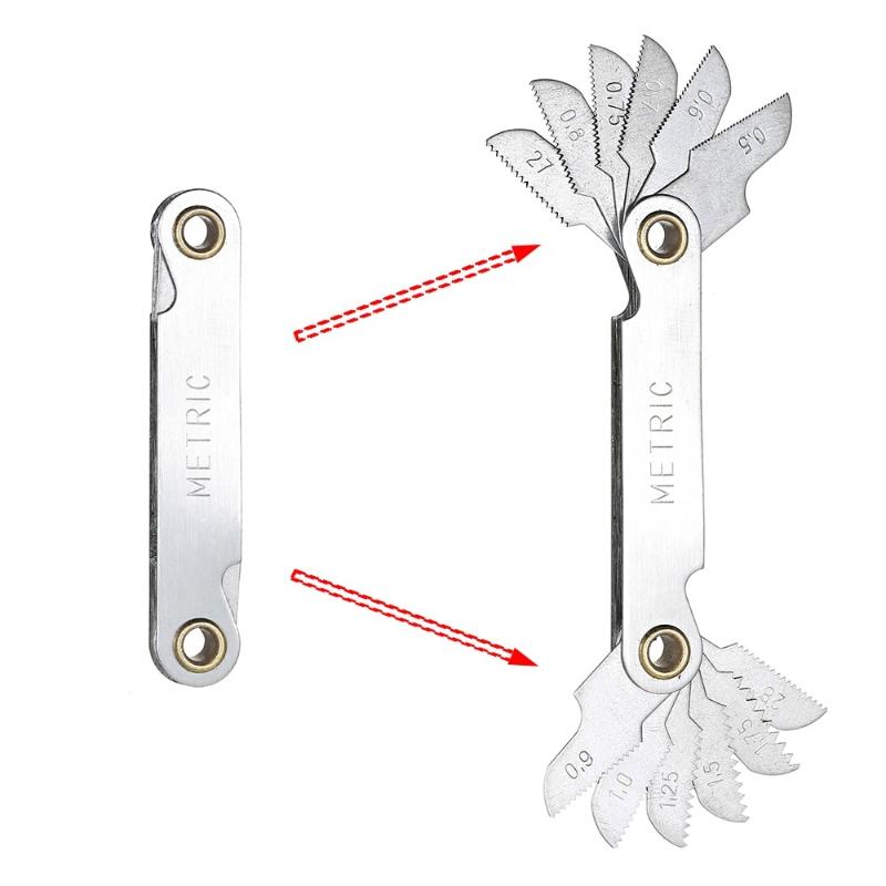 32Pcs Tap and Die Set Metric Wrench Cut M3-M12 Hand Threading Tool Tungsten Carbide Tap Die Screw Thread Making Tool Bit Set