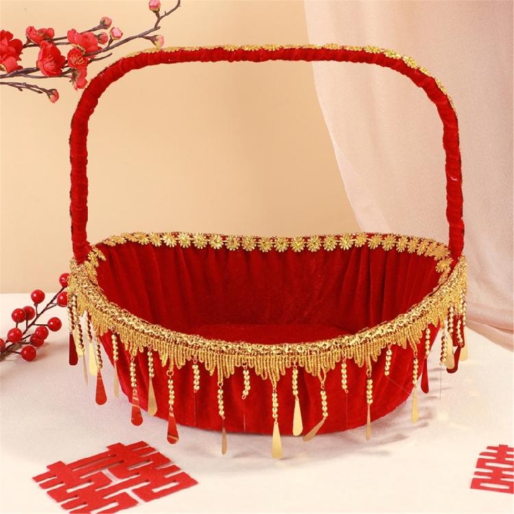 Blütenblatt-Wurfkorb Leicht zu tragen Handkorb für Blumenmädchen für Kirchenhochzeiten und Gartenveranstaltungen Zeremonie Dekorationen