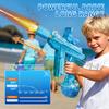 New UZI Simulated Flame Electric Water Gun for Kids High Pressure Automatic Watergun Children Summer Outdoor Beach Water Gun Toy
