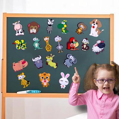 New Decorative Magnets for Refrigerator Accessories Cute Fridge Magnet for Children PVC Cartoon Magnetic Magnets for Kids