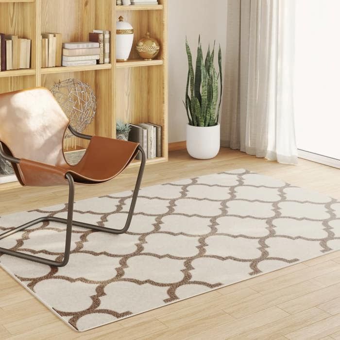 VidaXL Tapis Intérieur Extérieur à Poils Courts Antidérapant, Moquette de Sol, Carpette de Chambre à Coucher Salon Terrasse 4007228