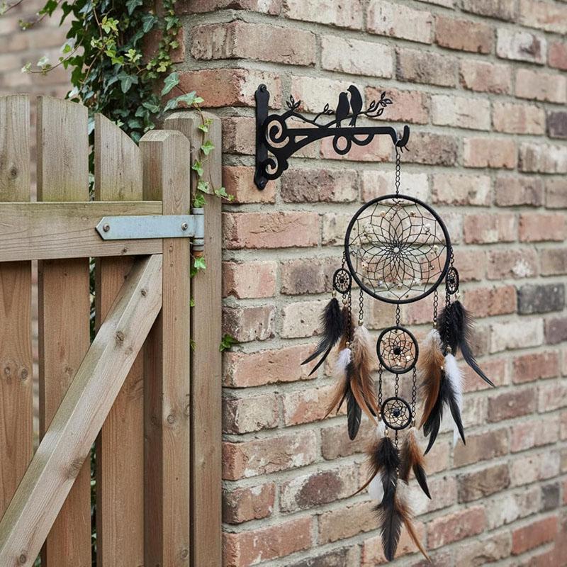 2/1Pcs Wall-Mounted Hook Flower Pot Holder Europe Vintage Iron Art Flower Stand Garden Decoration Wall Hanging Basket Bracket