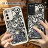 Phone Case: 2D Flat Samsung Galaxy A34 A35 M05 M06 S20 S22 S21 FE Plus 5G Protective Case, Gray Tabby Cat, Christmas and Halloween Gift