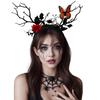 Lovely Flower Tree Branch Hair Hoop Women Girl Photography Makeup Headband for Christmas Halloween Party Headpieces