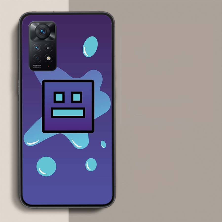 Geometry Dash Phone Case For Xiaomi Redmi Note 12 Pro Plus 5G 12S 11 11E 11T Pro 10 9 8 7 11S 10S 4G 9T 8T 9S Capa Coque Cover S