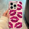 Retro Lip Print Y2K Girl Case For 16 17 Pro Max Cases 17 11 12 13 ProMax 14 15 Plus 7 8 XS XR TPU Shockproof Coque