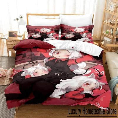 Comfortable Anime Print Duvet Cover Set With Duvet Cover And Pillowcases King Queen Twin Sizes For All Ages