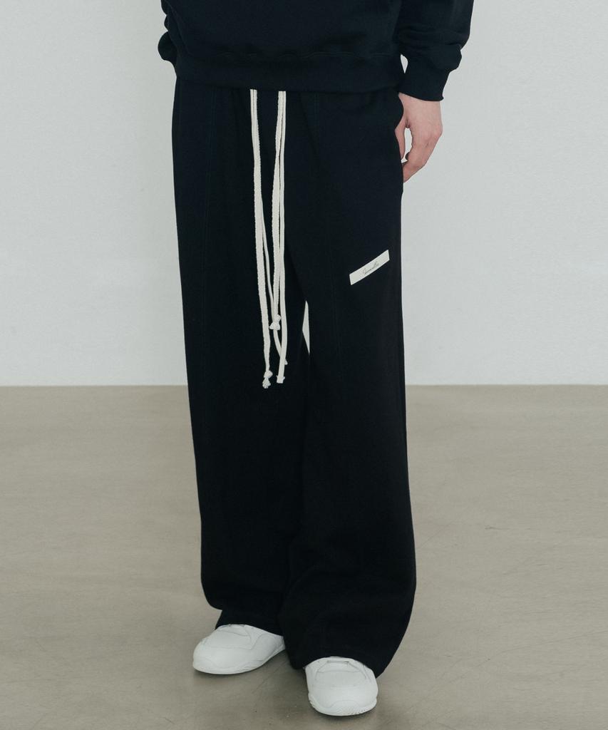 SSIN AND LEE Tailor Cotton Sweatpants Black