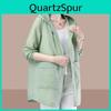 Womens Solid Spring Summer Colour Plus Size Thin Section Hooded Sunscreen Clothing Uv Protection Jacket