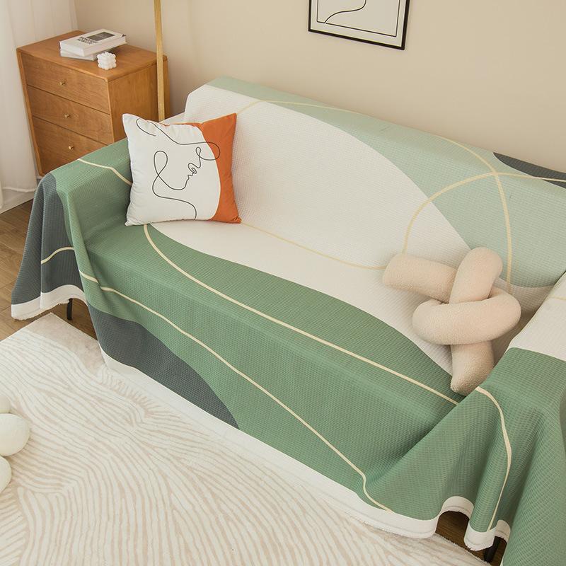 Sofa Cover Four Seasons Universal Simple Ins Style Fresh Sofa Cushion Cover Cloth Blanket All-Inclusive Universal Sofa Cover Towel